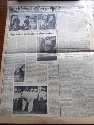 Vatan Gazetesi - 31 Temmuz 1953 - Hayırlı Bir Buluşma Yazan Ahmet Emin Yalman Köşe Yazısı - Kore Konferansına Türkiye Çağrılacak - Amiral Mountbatten Celal Bayar Ve Fuat Köprülü'yü Ziyaret Etti - Malatya'da Vatan Gazetesi Başyazarı Ahmet Emin Yalman'a Yapılan Suikast Davası - Yeni Sabah Gazetesi Aleyhine Takibat Yapılıyor - İlk Türk Vagonları - Soprano Leyla Gencer İtalya'da Başarı Kazandı - Stevenson Dünyayı Geziyor Yazan Adlai Stevenson Yazı Dizisi - İçimizdeki Şeytan Yazan Raymond Radiguet Yazı Dizisi - İran'da Kaşani Musaddık'a Karşı Cephe Aldı -  İngiliz Libya Dostluk Anlaşması İmzalandı - Etna Yanardağı Faaliyete Geçiyor - Afrika'da 4 Ay Yazan Tunç Yalman Yazı Dizisi - İstanbul Kapılarında Fethin Büyük Tarihi Romanı Yazan Feridun Fazıl Tülbentçi Yazı Dizisi - Tuna'dan Şimal Denizine 1953 Avrupası Yazan Burhan Arpad Yazı Dizisi - Yeni Bir Gün Doğacak Yazan Emmanuel Robles Yazı Dizisi - Yirminci Asırda Ortaçağ Hayatı Yaşayanlar Yazan Enis Tahsin Til - Hilton Oteli Halıları - Gripin