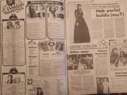 TV'de 7 Gün Gong Haftalık Aktüalite Sinema Tiyatro Müzik ve Magazin Dergisi - 17 Haziran 1981 - Nazan Şoray - Barış Manço Dev Posteri - Sezen Aksu - Abdi Ülgen - Sevda Karaca - Neşe Karaböcek - Suna Yıldızoğlu - Ercan Turgut'un nikahını geciktiren kız - Ergüder Yoldaş - Plaklar Yarışıyor - Bülent Ersoy - İbrahim Alben - Prenses Banu - Romalı Perihan - Şemsi İnkaya - Nesrin Topkapı, sıfırdan başlıyor - Deniz Erkanat - Safa Ulaştır - Ahmet Tuğsuz - Prenses Caroline'den sonra Deli Carolyn - Nazan Şoray - Selçuk Ural - Neco - Meral Zeren - Serpil Örümcer - Pamela, şimdi de Galatalı bir tefeciye aşık... - Victoria Principal - Bernie Cornfeld - Celal Güzelses - İzzet Altınmeşe - Bir vefa borcu ödendi - Dinle sazdan - Şakir Öner - Kadir İnanır - Müjde Ar - Sevda Karaca - Serpil Çakmaklı - Müslüm Gürses - Semiha Yankı - Barış Manço - Turgay Noyan - Ayten Alpman - Erol Evgin - İlhan Gencer - Çiğdem Talu - Erol Evgin - Atilla Yelken - Ali Şenozan plak reklamı fotoğraf ve haberi - Tam Takım Dergi
