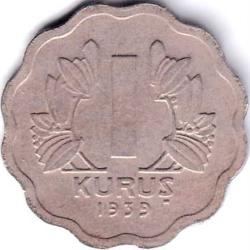 1939 PAPATYA 1 KURUŞ, ÇÇT+ (KAPSÜLDE)