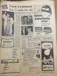 HÜRRİYET GAZETESİ 1 MART 1966 YIL :18 SAYI :6407---Yeni bütçe kabul edildi ---Prenses Fazıla ile Hayri Ürgüplü Yurda Döndü ---İsrailli eski pilot barış için tek başına Mısır a uçtu ---Cevat Odyakmaz ın İltihakı ile AP nin sandalye sayısı 241 e yükseldi ---İnönü ,iktidar rejimi tehlikeye düşürüyor dedi --Liseyi bitirenler yedek astsubay olacak ---Köyde yapılan futbol maçında kavga çıkınca 300 kişi birbirine girdi ---Yörük güzeli  gönlümde  başka civan yatıyor dedi ----Toto da 13 maçı bilen 248 kişi ---Bir kadın kendisine  tecavüze  kalkan komşusunu  öldürdü ---İstanbul un  kanalizasyonu 25 yıla tamamlanacak ----Özbekistan da ki Altındağ ın saf altın olduğu anlaşıldı ---2. Türkiye Ligi Final Maçları Bu Hafta Başlıyor ----H.Yeten Beşiktaş 4-5 sene şampiyonluğu bırakmaz ---Bütçe ,16 Milyar 775 Milyon Lira ---Prenses Süreyya Köşküne Kapandı ---Dünyanın en zengin adamı petrolcü  Paul Getty ,İngiltere  yi terk edip İtalya ya yerleşti ---Gana nın lideri ihtilal benim  şahsi zaferimdir ---