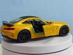 Welly Mercedes Amg Gt-R Diecast Model Araba -Sarı