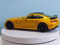 Welly Mercedes Amg Gt-R Diecast Model Araba -Sarı