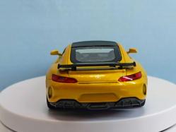 Welly Mercedes Amg Gt-R Diecast Model Araba -Sarı
