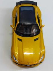 Welly Mercedes Amg Gt-R Diecast Model Araba -Sarı