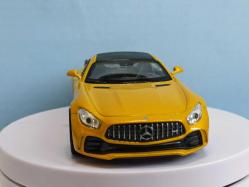Welly Mercedes Amg Gt-R Diecast Model Araba -Sarı