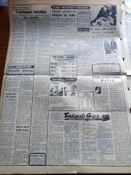 Vatan Gazetesi - 18 Ocak 1956 - Ahmet Emin Yalman Köşe Yazısı - Türkiye Amerika Arasında İktisadi Görüşme Başlıyor -  Milli Güreş Antrenörü Yaşar Doğu Dün Gece Geldi - Yunanistan Oktay Engin Davasını 6 7 Eylül Hadiselerine Karşı Bir Koz Olarak Kullanıyor - Bir Hac İşleri Dairesi Kurulması Teklif Edildi - Sosyalist Mollet'nin Yeni Fransız Kabinesini Kurması Mümkün - Fırtınalı Gece Yazan Orhan Kemal Yazı Dizisi - Çayhane Piyesi 145 Defa Temsil edilecek - Migros Türk Fiyat Listesi - Geçmişte Bugün Sadullah Paşanın İntiharı Yazan Feridun Fazıl Tülbentçi Yazı Dizisi - Assuan Yıldızı Türkiye'ye Askeri Malzeme Getiriyor - Anna Mangani Neden Broadway'e Gitmemiş - Palazza Pitti Orkestrası Konserleri 1  Yazan Fikri Çiçekoğlu - Ankara İstanbul Radyosu Programı - Bulmaca - Ordu Takımı İle Galatasaray Bugün Karşılaşıyor - İtalya Kış Olimpiyatlarına Hazırlanıyor - Mithatpaşa Stadında Portatif Tribün Hazırlıkları Başladı - Silahlı Kuvvetler Kayak Şampiyonası - Nevin Aypar Puro Tuvalet Sabunu Reklamı