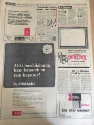 HÜRRİYET GAZETESİ 29 NİSAN 1967 YIL :19 SAYI :6823---Huduttaki silahlı çatışmada bir Türk ile 4 Yunanlı öldü ---CHP Kurultayı Kavga ve Gürültü ile Başladı --Pavlos :Karanlık günler  geçiren Yunanistan ,çukura itilmektedir dedi ---İnönü 8 leri sert bir dille  suçladı ---Kurultay  önceden  tahmini ettiğimiz gibi  tertiplenmiş ---Türk -Pakistan görüşmeleri Demirel ve Eyüp arasında yapılıyor ---Emekliye sevk edilen bin başı hakime  :Maaşım azaldı  nafakamı indirin  dedi ---Gülhane Parkında Lastik Tekerlekli Tramvay Çalışacak ---Yeni Amsterdam Hava Alanı Denizden 4 Metre Aşağıda ---Fenerbahçe -Hacettepe karşılaşıyor ----K.Yaka ve İzmirspor  yarın ki kader  maçı için  kampa girdi ---Beykoz -Adanaspor B.Sporu -Zonguldak  oynuyor ---Modacı Sylvıe  Vartan  ---Çıplak Ayaklı Şarkıcı :Sandie Shaw ---Bir ilçe yasak bölge ilan edildi --Albay Papadopulos  darbeden önce  kralın haberdar edilmediğini resmen açıkladı ----Bir Tombalacı ,Haraç Vermeyen Arkadaşını Bıçakla Öldürdü ---