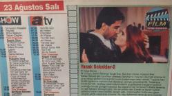 SABAH GAZETESİ-YENİ-YENİ TV GUİDE DERGİSİ-MODERN TV DERGİSİ-20 AĞUSTOS-26 AĞUSTOS-1994-SAYI:83-KAPAK-FOTOĞRAF-RÖPORTAJ-KARANFİLLİ NACİYE-YASAK SOKAKLAR-SEREN SERENGİL-*EMRAHTHREESOME-ÜÇLÜ-MERVE İLDENİZ-ZÜMRA AYCAN-JALE ŞENGÜN-MERAKLI MELAHAT-ROMİNA-GÜLÇİN-BANU SAĞNAK-TARKAN-UNUTMAMALI-SUÇLANAN KADIN-ÖLÜMSÜZ AŞK-AİLE BAĞLARI-ANAHTAR-İKİ YÜZLÜ AŞK-LEMAN SAM-LEYLA İSMİER-YASAK SOKAKLAR-EMRAH-SEREN SERENGİL-AYŞENUR ASLAN-GÖZDE TAN-SAVAŞ AY-BURAK KUT-CEM ÖZER-SEZEN CUMHUR ÖNAL-ANDİE MACDOWELL