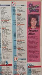 SABAH GAZETESİ-YENİ-YENİ TV GUİDE DERGİSİ-MODERN TV DERGİSİ-20 AĞUSTOS-26 AĞUSTOS-1994-SAYI:83-KAPAK-FOTOĞRAF-RÖPORTAJ-KARANFİLLİ NACİYE-YASAK SOKAKLAR-SEREN SERENGİL-*EMRAHTHREESOME-ÜÇLÜ-MERVE İLDENİZ-ZÜMRA AYCAN-JALE ŞENGÜN-MERAKLI MELAHAT-ROMİNA-GÜLÇİN-BANU SAĞNAK-TARKAN-UNUTMAMALI-SUÇLANAN KADIN-ÖLÜMSÜZ AŞK-AİLE BAĞLARI-ANAHTAR-İKİ YÜZLÜ AŞK-LEMAN SAM-LEYLA İSMİER-YASAK SOKAKLAR-EMRAH-SEREN SERENGİL-AYŞENUR ASLAN-GÖZDE TAN-SAVAŞ AY-BURAK KUT-CEM ÖZER-SEZEN CUMHUR ÖNAL-ANDİE MACDOWELL