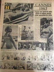 HÜRRİYET GAZETESİ 6 MAYIS 1967 YIL :20 SAYI :6830---İnönü ye göre yapılacak ilk iş partinin toparlanması ---Yeni partinin kuruluş  beyannamesi çarşamba günü veriliyor ---Meksika buğday tohumu bire 20 ürün verdi ----Yunanistan da Cunta içinde  iktidar mücadelesi başlıyor ---Hapishane firarisi idam mahkumu tam  23 yıl sonra imamlık  yaparken yakalandı ---Genç kadını ikinci defa  kaçırınca  kavga  çıktı 6 kişi yaralandı ---Genç bir kız gece yarısı tren altında parçalanarak  öldü ---Amerikalılar Ay a yeni bir uydu  yolladı ---Galatasaray -Feriköy ---Gençlerimiz Belçika 'yı 4-0 yendi ---Ümit ve Amatör Milli Takımlar Açıklandı --Yugoslavya :1 İspanya : 0--Bulgaristan :2 Polonya :1 ---İngiltere :1 İtalya : 0---CANNES 1967 : Fransa nın festival şehri şöhret  ve şöhret arayan yıldız  namzetleriyle  doldu ---