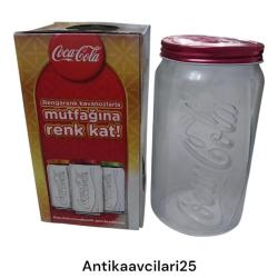 COCACOLA CAM KAVANOZ KUTUSUNDA PROMOSYON KOLEKSİYONLUK