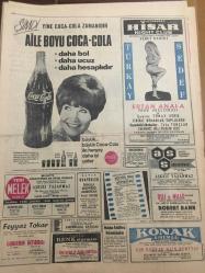 HÜRRİYET GAZETESİ 31 OCAK 1967 YIL :19 SAYI :6738---Demirel in  Solculara Sert İhtarı ---Askeri birlikler dün  SUKARNO 'nun Sarayını Kuşattı ---MAO nun oğlu Babasına karşı isyan etti ---Onu öldürmekten başka çare  yoktu ---Panzer Çetesi ne  karşı Münih polisi  mücadele açtı ---Çirkin Kral ,Eski Kraliçe İle Evlendi ---Uludağ da kaybolan Barış gönüllüsü çift  dün de bulunamadı ---Sirkeci de  bir ada tehlikeli görüldüğünden  yıktırılıyor ----Üsküdar da dün dolmuş şoförleri greve başladı ---Medrese de oturan 9 kişilik aile ile  2 çocuklu kadın  mahkemelik oldu --Serdar ,boş sandığı  100 yıllık  tüfekle  kardeşini yaraladı ----Milli Takımımız Hazır ---Fenerbahçe  takımında asker  futbolcular   oynayacak --Can Bartu : Şimdilik dönmeyi düşünmüyorum ---Hallydan  ve Antuan  barıştılar ---Garajda  yaptığı uçakla havada tam 1 saat kaldı ---Şehir hatlarındaki zam yine  ertelendi ---İETT Maaş Veremeyecek Hale Geldi ---Güvenlik Kurulu Sunay ın Başkanlığında Toplandı --