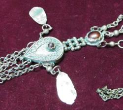 AnTiKa OSMANLI  GÜMÜŞ KaDıN FES SÜSÜ-KOLYE....