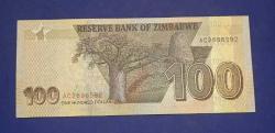 Zimbabwe 2020 100 Dolar Çil