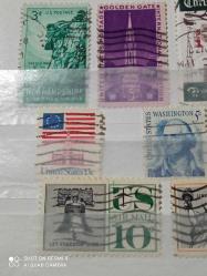 Amerika 1 KARTELA DAMGALI PUL