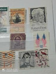 Amerika 1 KARTELA DAMGALI PUL