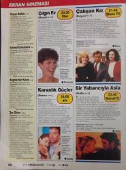 SABAH GAZETESİ-YENİ-YENİ TV GUİDE DERGİSİ-MODERN TV DERGİSİ-11 EKIM-17 EKIM-1997-KAPAK-FOTOĞRAF-RÖPORTAJ-ESRA AKKAYA-İŞTE ŞİRİN-EMILY WOOF-TAZE PAPATYA-RAUF TAMER-GÖZUCUYLA-AHMET VARDAR-YILLLARIN DENEYIMINI MIKROFONA TAŞIDI-EĞİTİMDEN TEKNOLOJIYE-ABBAS GÜÇLÜ-KARNE-ŞEBNEM'IN ATEŞİ-ŞEBNEM DÖNMEZ-İPEK ÖZBEY-HANIMLARIN SORUNLARI-NOSTALJI-O SEKSI BIR C4-TYRA BANKS-CHUCK NORRIS-ÇILGIN EV-ÇALIŞAN KIZ-KARANLIK GÜÇLER-BİR YABANCIYLA ASLA-GREMLINLER-JAGUAR-PINOKYO-YIRTIK RAHIBE-CEHENNEM SILAHI 3-ÜÇ ADAM BİR KÜÇÜK HANIM-BAŞARININ SIRRI-BABA EVI-HALIL ERGÜN-OLACAK O KADAR-LEVENT KIRCA-OYUN BITTI-MUAZZEZ ERSOY-ROBER HATEEMO-İLK AŞK-EDIZ HUN-DÜŞKÜNÜM SANA-NÜKHET DURU-YEŞİL KURBAĞALAR-SEZER GÜVENIRGIL-PERİHAN ABLA-PERRAN KUTMAN-İLİŞKİLER-NUR SÜRER-FAİZE HÜCUM-GENCO ERKAL-BİR DEMET TİYATTRO-DEMET AKBAĞ