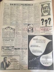 HÜRRİYET GAZETESİ 21 OCAK 1967 YIL :19 SAYI :6728--Rauf Denktaş Türkiye yi itham ediyor ----Belçika da esrar satan 4 Türk işçisi tevkif edildi----Hızlı gelen soğuk hava yavaş yavaş  gidiyor ---Mülkiye müfettişleri ve  savcılık dün Nasır 'ların  ifadesini aldı ---Mahsur kalan  teknisyenlerin  maaşı 300 lira ---Belediye  personelinin avans işi için bir heyet Ankara ya  gidiyor ---Kanada Polisi ,din  adamlarının sakladığı 55 çocuğu arıyor --Takımımız  dün çalıştı --Fenerbahçeli futbolcular halter  çalışmasına başladı ---Göztepe bu sene şampiyon olamazsa  bir daha  olamaz ---İkinci Lig de Toto ya dahil 3 maç bugün oynanıyor ----Minik basketbolcular  için  sınıfta  kalmak  problemi yok ---Basketbol da Galatasaray Fenerbahçe Karşılaşacak ----Leyla Sayar Kanada ya kaçtı ---Yerli Filmde dişi James Bond Modası ---Bir Amerikan Firması Türkiye den  Boyacı Sandığı Almak İstiyor ---10. Doğumda  hasta olan kadın  kızakla  52 kilometre de ki  Bitlis e  naklediliyor ---
