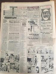 HÜRRİYET GAZETESİ 24 OCAK 1967 YIL :19 SAYI :6731---Kendilerini kuyuya atan 7 kızın 6 sı öldü ---İran ,Pakistan Türk Dışişleri Bakanları Toplandılar --A.Demir Savcılıkta Verdi ---Panzer Çetesi ,Almanya da kötü yola sapan Türk kızlarına  aman vermiyor --Petrol Ofisi Sosyal İşler Müdürü :Ölümle Tehdit Ediyorum Dedi -- Almanya da ki işsiz Türklerin Durumlarına Çare  Aranıyor ---Dışişleri ,Çoruk un Sinir Buhranı Neticesi İntihar Ettiğini Açıkladı ---Bir işçi ,eşinin  yaptığı penisilin iğnesinden öldü ---Yüzene kezzap atılan  gelin dün emniyet tedbiri altında evlendi ---Düğünde aşka gelip silahını çeken baba oğlunu yaraladı ---Bize göre  yılın sporcusu : İsmail Akçay --Maratoncumuza geniş imkanlar sağlanmalıdır ---Toto Kupası Finalleri Perşembe Başlayacak ---Apak : Yusuf ve Şanlı  iyi intiba bıraktı ---Şampiyon Fenerbahçe Olacak ---Moskova da ki  modern resim sergisi kapatıldı ----Kağıt elbiseye talep o kadar fazla ki tek numune  bile kalmadı ---3 Milyon Liralık  Sergi ---