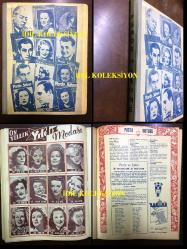 PERDE ve SAHNE DERGİSİ, TEK CİLT İÇİNDE 1941 - 1942 YILLARINDAN İLK 12 SAYI - HEPSİ BİR CİLT İÇİNDE - BEHZAD BUTAK - NEYİRE ERTUĞRUL - İ. GALİP ARCAN - SELAMİ İZZET SEDES - MUHSİN ERTUĞRUL - BURHAN FELEK - MEBRURE S. KORAY - VASFI RIZA ZOBU - MEFHARET ERSİN - HEDY LEMARR - FRUZAN CEMALİ - CARL LAEMMLE - KATHE DORSCH - İSTANBUL ŞEHİR TİYATROSU 1940'LAR - HADİ HÜN - AHMED KUDSİ TECEL, KÖROĞLU - DANNA DURBIN - MICKEY ROONEY - HOLLYWOOD NASUL KURULDU? - NELSON EDDI, JANET MAKDONALT - MEFHARET ERSİN - EMLILIA GALOTTI - MARİKA RÖKK - SEMİHA BERKSOY - VIVIEN LEIGH - MUAZZEZ YÜCESOY - NURULLAH ŞEVKET - TALAT ARTEMAL - JOAN BENNETT - SERVET MORAY - RUDOLF VALENTINO - CARL LAEMMLE - GRETA GARBO - DOLMABAHÇE TİYATROSU - DUBLAJ KRALI FERDİ TAYFUR - GOETHE ve SCHILLER - NORMA SHEAROR, ROBERT TA - MARLENE DITRICH - MÜNİF FEHİM - OZ BÜYÜCÜSÜ - MARY PICKFORD - SELİM NÜZHET GERÇEK - KEMAL KAMİL AKTAŞ - İBRAHİM HOYİ - G. BERNARD SHAW - IRENE DUNNE - DAVID NIVEN - GINGER ROGERS - NEVİN AKKAYA
