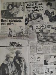 Hafta Sonu Haftalık Aktüalite Sinema Tiyatro Müzik ve Magazin Gazetesi - Sayı:52 - Rüçhan Adlı - Türkan Şoray - Kıskançlık 2 jönün ekmeğine mal oldu - Cüneyt Arkın - Hakan Balamir - Görünmeyen adamın gözüyle - TRT'de kayanlar kaydıranlar - Gaz üreten mideler için - Hıçkırık nedir? - Benli türkücü evli çıktı... - İzzet Altınmeşe - Yüksel Uzel hem ağlıyor hem gidiyor - Güzide Kasacı dert getirdi - Garip ama gerçek çizgi romanı - Gönül Yazar, İsviçre'de şifa arıyor... - Yusuf Sezgin - Selma Güneri - İşte adam olacak çocuk - Parizien külotlu çorap reklamı fotoğraf ve haberi - Gazete tam değildir sadece 4 sayfası mevcuttur