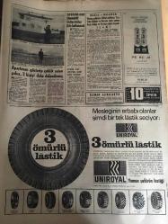 HÜRRİYET GAZETESİ 12 ARALIK 1967 YIL :20 SAYI :7050---U-Thant : Kıbrıs için acele çözüm yolu bulmak lazım ---Zavallı Manfred  in başına bütün belalı işler hep benim yüzümden geldi ---Otomobilin gizli yerlerinden 400 tane kaçak tabanca  çıktı ---Memur işçilerin  vergi  muafiyeti  artıyor ---Şehirlerin kirli havası  bir insan için  günde 200 tane  sigara içmiş  kadar zehirli ---50 Kiloluk mini otomobili ehliyetsizler bile kullanacak --Apartman gösterip çalılık satan şahıs ,3 kişiyi daha dolandırmış ---Göztepe şaşkına döndü --Yeten : Mağlubiyette  hakemin rolü büyük dedi ---Fenerbahçe ve Beşiktaş ,145 er  bin lira aldı ---Galatasaray ümidini çek antrenöre bağlandı ---Fenerbahçe Zonguldak a eksik kadro ile gidiyor --DİBA nın resmi tıpatıp Süreyya ya  benziyor ---Samsun da cinayet işledikten 10 ay sonra Tophane de yakalanan  katil unutmuşum  dedi ---Merhum Sedat Simavi Anıldı ---Radyo Programları --