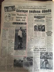 HÜRRİYET GAZETESİ 12 ARALIK 1967 YIL :20 SAYI :7050---U-Thant : Kıbrıs için acele çözüm yolu bulmak lazım ---Zavallı Manfred  in başına bütün belalı işler hep benim yüzümden geldi ---Otomobilin gizli yerlerinden 400 tane kaçak tabanca  çıktı ---Memur işçilerin  vergi  muafiyeti  artıyor ---Şehirlerin kirli havası  bir insan için  günde 200 tane  sigara içmiş  kadar zehirli ---50 Kiloluk mini otomobili ehliyetsizler bile kullanacak --Apartman gösterip çalılık satan şahıs ,3 kişiyi daha dolandırmış ---Göztepe şaşkına döndü --Yeten : Mağlubiyette  hakemin rolü büyük dedi ---Fenerbahçe ve Beşiktaş ,145 er  bin lira aldı ---Galatasaray ümidini çek antrenöre bağlandı ---Fenerbahçe Zonguldak a eksik kadro ile gidiyor --DİBA nın resmi tıpatıp Süreyya ya  benziyor ---Samsun da cinayet işledikten 10 ay sonra Tophane de yakalanan  katil unutmuşum  dedi ---Merhum Sedat Simavi Anıldı ---Radyo Programları --