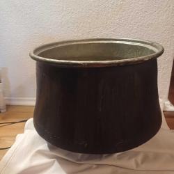 Antika Dev Bakır Kazan, Çap 41 cm
