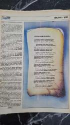 TÜRKİYE MAGAZİN GAZETESİ - 11 ŞUBAT 1990 - GÜRBÜZ AZAK , DELİ BALTA - SÜREYYA PAŞA , KUZULARIM ELVEDA - ANNEM , HADİS - İ ŞERİF , ANANIN AYAĞINI ÖPMEK ,CENNET KAPISININ EŞİĞİNİ ÖPMEK GİBİDİR --BİLMECE - BULMACA - GENÇ KIZLARIN RÜYASI KINA GECESİ - VİLDAN ARVAS , GARİP BABA --