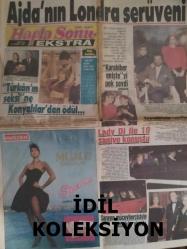 Hafta Sonu Ekstra Haftalık Aktüalite Sinema Tiyatro Müzik ve Magazin Gazetesi - 6 Kasım 1987 - Sayı:45 - Lady Di ile 10 saniye konuştu - Ajda Pekkan - Semiramis Pekkan - Türkan Şoray - Banu Alkan baba anne oldu - James Bond - Başar Sabuncu - Yılmaz Zafer - Coşkun Erdem - İlyas Çokay - Naciye Çokay - Sadrettin Atığ - Ömer Suadiyeli - Zeynep Fadıllıoğlu- Leyla Ülkü - Şermin Akcan - Özcan Uluyol - Kim, nerede, nasıl? - Roksi Nahmiyas - Sibel Akın - Viv Gülman - Ayşe Karaslı - Arzu Aslan - Adnan Kahveci ile politik bir sanat sohbeti - Nilüfer - Ahmet Kaya yavuz hırsız - Madonna ''Mavi Melek'' - Kayahan - Marilyn Monroe - Engin Cezzar - Erhan Yazıcıoğlu - Ferhan Şensoy - Bülent Ersoy - Oya Aydoğan - Yatak arkadaşları - Barış Manço ''Anama laf edeni yakarım'' diyor - Ali Duru fotoğraf ve haberi - Gazete tam değildir sadece 8 sayfası mevcuttur
