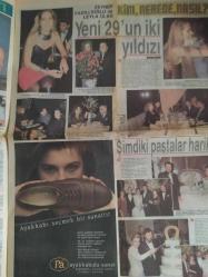 Hafta Sonu Ekstra Haftalık Aktüalite Sinema Tiyatro Müzik ve Magazin Gazetesi - 6 Kasım 1987 - Sayı:45 - Lady Di ile 10 saniye konuştu - Ajda Pekkan - Semiramis Pekkan - Türkan Şoray - Banu Alkan baba anne oldu - James Bond - Başar Sabuncu - Yılmaz Zafer - Coşkun Erdem - İlyas Çokay - Naciye Çokay - Sadrettin Atığ - Ömer Suadiyeli - Zeynep Fadıllıoğlu- Leyla Ülkü - Şermin Akcan - Özcan Uluyol - Kim, nerede, nasıl? - Roksi Nahmiyas - Sibel Akın - Viv Gülman - Ayşe Karaslı - Arzu Aslan - Adnan Kahveci ile politik bir sanat sohbeti - Nilüfer - Ahmet Kaya yavuz hırsız - Madonna ''Mavi Melek'' - Kayahan - Marilyn Monroe - Engin Cezzar - Erhan Yazıcıoğlu - Ferhan Şensoy - Bülent Ersoy - Oya Aydoğan - Yatak arkadaşları - Barış Manço ''Anama laf edeni yakarım'' diyor - Ali Duru fotoğraf ve haberi - Gazete tam değildir sadece 8 sayfası mevcuttur