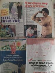 Hafta Sonu Haftalık Aktüalite Sinema Tiyatro Müzik ve Magazin Gazetesi - 1 Haziran 1984 - Sayı:23 - Samime Sanay terk edildi... - Edip Aktaş - Selçuk Aygan - Gülüyor, ama içi kan ağlıyor - Kaçak koca, en son Ankara'da görüldü - Tarık Akan - Zeki Ökten - Şeref Gür - Vurdum mu deviririm... - Hülya Koçyiğit dikkat! - Sette casus var - Kadir İnanır - Selin kolonya reklamı - Floran diş macunu reklamı - Görünmeyen adamın gözüyle - Ajda Pekkan için karar günü - İnci Atılgan - Ümit Besen'in son kurbanı - Ferdi Özbeğen - Ali İpbüker - Çok ilaç içen, çok unutur - Nuran Atmanoğlu - Kimler oruç tutamaz fotoğraf ve haberi - Gazete tam değildir sadece 4 sayfası mevcuttur