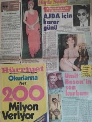 Hafta Sonu Haftalık Aktüalite Sinema Tiyatro Müzik ve Magazin Gazetesi - 1 Haziran 1984 - Sayı:23 - Samime Sanay terk edildi... - Edip Aktaş - Selçuk Aygan - Gülüyor, ama içi kan ağlıyor - Kaçak koca, en son Ankara'da görüldü - Tarık Akan - Zeki Ökten - Şeref Gür - Vurdum mu deviririm... - Hülya Koçyiğit dikkat! - Sette casus var - Kadir İnanır - Selin kolonya reklamı - Floran diş macunu reklamı - Görünmeyen adamın gözüyle - Ajda Pekkan için karar günü - İnci Atılgan - Ümit Besen'in son kurbanı - Ferdi Özbeğen - Ali İpbüker - Çok ilaç içen, çok unutur - Nuran Atmanoğlu - Kimler oruç tutamaz fotoğraf ve haberi - Gazete tam değildir sadece 4 sayfası mevcuttur