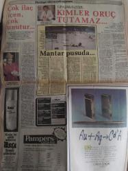 Hafta Sonu Haftalık Aktüalite Sinema Tiyatro Müzik ve Magazin Gazetesi - 1 Haziran 1984 - Sayı:23 - Samime Sanay terk edildi... - Edip Aktaş - Selçuk Aygan - Gülüyor, ama içi kan ağlıyor - Kaçak koca, en son Ankara'da görüldü - Tarık Akan - Zeki Ökten - Şeref Gür - Vurdum mu deviririm... - Hülya Koçyiğit dikkat! - Sette casus var - Kadir İnanır - Selin kolonya reklamı - Floran diş macunu reklamı - Görünmeyen adamın gözüyle - Ajda Pekkan için karar günü - İnci Atılgan - Ümit Besen'in son kurbanı - Ferdi Özbeğen - Ali İpbüker - Çok ilaç içen, çok unutur - Nuran Atmanoğlu - Kimler oruç tutamaz fotoğraf ve haberi - Gazete tam değildir sadece 4 sayfası mevcuttur