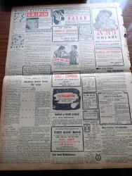 Vatan Gazetesi - 28 Ekim 1949 - Kayseri Demokratlarıyla Bir Dertleşme Yazan Ahmet Emin Yalman Köşe Yazısı - Tito Sovyetlere Yine Hücum Etti - Yunan Başbakanı Dionides - Yunan Ordusu 160 Bine İndiriliyor - Celal Bayar'ın Hilmi Uran'a Cevabı - Macar Kadın Memur Nemeth Hürriyeti Seçti - Kanarya Ticaretinden 150 Bin Lira Kazanan Merinos Fabrikası Şefi Sarım Erkılıç Tevkif Edildi - New York Ortodoks Metropoliti Konstantinidis Geldi - Pensativa Yazan Jesus Goytortua Santos Yazı Dizisi - Geçmişte Bugün Yazan Feridun Fazıl Tülbentçi Yazı Dizisi - İstanbul Sergisi Beynelmilel Oluyor - Güreşçi Ali Yücel Evlendi - Yugoslavya'daki Müslümanlar - Kızılların Müslümanlara Karşı Şiddet Siyaseti - Hür Avrupa Milli Komitesi Kuruldu - Garanti Bankasının Kurası - Ankara'da Cumhuriyet Bayramı Hazırlıkları Yapan İzci Kızlarımız Fotoğraf - Meşhur Bolulu Diş Hekimi Doktor Ata Ve Ataistlik - Çocuk Esirgeme Kurumunun Faaliyetleri - İstanbul Ankara Radyosu Programı - Bulmaca - Gripin - Lion Melba Çikolata