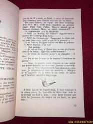 GEORGES SIMENON / LA TETE D'UN HOMME / LİBRAİRİE HACHETTE / FRANSIZCA KİTAP (BİR ADAMIN BAŞI)