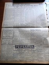 Vatan Gazetesi - 1 Aralık 1949 - Reşat Aydınlı'nın Teşrii Masuniyeti Kaldırıldı - Ali Rıza Türel - Kamil Boran - Mümtaz Ökmen - Amerikan Diplomatları Konferansı Bitti - Geriye Doğru Yazan Ahmet Emin Yalman Köşe Yazısı - Mareşal Montgomery Komünizmin Temsil Ettiği Herşeyin Düşmanıyım Dedi - Yeni Atom Bombaları 1950 Yılı Bütçesi Dün Meclise Verildi - Vali Ve Belediye Reisi Fahrettin Kerim Gökay Dün Şoförlere Nasihat Verdi - Geçmişte Bugün Yazan Feridun Fazıl Tülbentçi Yazı Dizisi - Pensativa Yazan Jesus Goytortua Santos Yazı Dizisi - Winston Churchill 75 Yaşında - Atatürk'ün Hemşiresi Makbule Atadan'ın Teberrüü - Vatan Gazetesi Yeni Matbaa Binamızın Temeli Atıldı - Maliye Bakanı İsmail Rüştü Aksal - İvrindi Canavarı İdama Mahkum Edildi - Dünya Futbolunun En Mühim Maçı İngiltere İtalya'yı 2 0 Yendi - Yahya Kemal'in Doğum Yıldönümü Merasimi - Gripin - Fısk Lastikleri - Bulmaca - Reosil Öksürüğü Keser - Mazon Meyve Tuzu - İstanbul Ankara Radyosu Programı - Ziraat Bankası