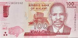 MALAVİ 100 Kwacha, 2020 ÇİL