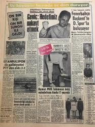 HÜRRİYET GAZETESİ 6 EKİM 1968 YIL :21 SAYI :7344--Dört Polis Adam Soydu --Fransa ya büyük ölçüde işçi göndermek istiyoruz ---Üzerine gaz döken genç kadın  cayır cayır yandı  ---Salla okyanusları aşan ünlü bir deniz kurdu Atlantik te kayboldu ---İnönü NATO da kalmalıyız dedi ---Her ülkenin ikiden fazla çocuk yapmayı  yasaklaması istendi ---Gegiç :Hedefimiz nakavt etmek ---İstanbulspor ilk galibiyetini PTT den aldı :2-1--Fenerbahçe Başkent te D.Spor la Buluşuyor ---Rumen Milli Takımının Ünlü Voleybolcusu Analu 17 Yaşında ----Gençlerbirliği sahadan bir puan alarak ayrıldı :1-1---Milli Takım Adayları Belli Oldu ---Erten : Üniversite Reform Teklifini Hükümet Bekliyor ---Ekim sonuna kadar derslere girmeyenler sınıfta kalacak----Salla Okyanusları aşan ünlü bir deniz kurdu Atlantik te  kayboldu --