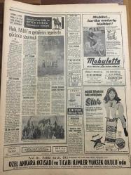 HÜRRİYET GAZETESİ 4 HAZİRAN 1968 YIL :21 SAYI :7220-Coşkun Plak,Genç Osman reklamı-Plak-CHP nin yeni bir kazancı yok -TIP  umduğunu bulamadı -MP oy kaybetti -CKMP ve YTP silindi ---Seçimler AP nin galibiyeti ile sona erdi ---AP:38 CHP :13 MP :1---Milletvekilinin beşini de AP aldı ---Yaralılardan ikisi daha öldü ---15 Yaşındaki kızı ,yanındaki gencin elinden  tecavüz eden polis tutuklandı ---Türkeş :Bağımsızlar arttı Turhan Feyzioğlu üçüncü partiyiz dedi ---Kimler kazandı ? Ankara da Barlas ,Adana da Özlüşen belediye başkanı oldu ---AP :37 CHP :19 GP :3  Bağımsızlar :8 ---Gina Lollobrigida Kızılay ın 100. Yıl Balosu için İstanbul a Gelecek ----Gegiç :3 kupayı rüyalarında görürler dedi ---Milyonerler kulübünde borç milyona dayandı---Göztepe nin yeni Yönetim Kurulu bugün belli olacak ---84 Yıllık İstanbul Erkek Lisesinde 2 Kız Öğrenci İftihar Listesine Geçti ---Kudret suyu akan köyde çocuksuz aile yok --Balkan Rallisinde Tanbay Çifti 17. ---2. Ligde gol krallığı savaşı hızlandı ---
