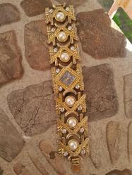 Vintage Japon kadın saat altın kaplama 18k