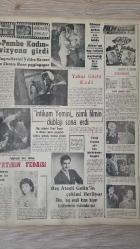 SON SAAT GAZETESİ -- 5 EKİM 1966 -- YILDIZ KENTER VE EKREM BORA' NIN BAŞROL OYNADIĞI 'PEMBE KADIN 'VİZYONA GİRDİ -- CÜNEYT ARKIN VE SELDA ALKOR' UN BAŞ ROLÜNÜ PAYLAŞTIĞI FİLM ' YAKUT GÖZLÜ KADIN' YUSUF SEZGİN, NURLAN SAN ,  İNTİKAM YEMİNİ -- AYFER FERAY , FATİHİN FEDAİSİ -- BUGÜN ALİSAMİYEN DE BÜYÜK BİR MAÇ OYNANDI BEŞİKTAŞ 1, HOL.AJAX 2 -- FENERBAHÇE BUGÜN VARNA DA OYNUYOR -- TALAT TUNÇALP BASIN TOPLANTISI YAPTI -- BİBERONLA BESLENEN SAZAN BALIĞI -- İRAN ŞAHI MUHAMMED RIZA PEHLEVİ GELECEK YIL TAÇ GİYECEK -- TARIK BİNAT BİZİM İSTANBUL -- ALMUS BARAJI İŞLETMEYE AÇILDI -- SABİHA KARGI --