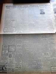 Vatan Gazetesi - 19 Kasım 1949 - Cumhurbaşkanı İsmet İnönü Ve Celal Bayar'a Suikast İhbarı Yeni Bir Safhada - Sadık Aldoğan'ın Masuniyeti Kaldırılmadı - Reşat Aydınlı Dün Millet Partisi'nden Ayrıldı -  Partileri Ve Vatandaşları İntibaha Çağırıyoruz - Türkiye Suriye Milli Maçı Yarın Oynanıyor - Amerikalı İktisatçı Max Thornburg Tahran'a Gidiyor - Geçmişte Bugün Yazan Feridun Fazıl Tülbentçi Yazı Dizisi - Pensativa Yazan Jesus Goytortua Santos Yazı Dizisi - Konferanslar Serisi - İşçi Sigortaları Hakkında Konferans - İran Şahı Amerikan Başkanı Truman'la Görüştü - Çin Komünistleri Şimdi De Birleşmiş Milletlere Girmek İstiyor - Atina Devlet Operası Baş Baletini Tatiana Varouiti - Amerika Cumhurbaşkanı Muavini Barkley Dün Evlendi - Türkiye Suriye Maçını Yönetecek Hakem Gamba Dün Geldi - Porsuk Barajı İnşaatı Tamamlandı - Ağrı Dağında Araştırmanın Dedikodusu Yazan Ali Saraçoğlu - Radyo Konseri Ve Mozart Gecesi - Royal Yazı Makinesi - Otokar - İstanbul Ankara Radyosu Programı