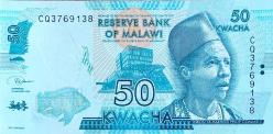 MALAVİ 50 Kwacha, 2020 ÇİL