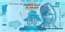 MALAVİ 50 Kwacha, 2020 ÇİL