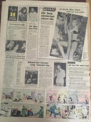 HÜRRİYET GAZETESİ 4 ARALIK 1965 YIL :18 SAYI :6322---Orgnl .Tural :Devlete Karşı Gelenler Affedilemez Dedi ---İzmir Valisi ve Belediye Reisi Grev Gözcülüğü Yapacaklar ---Aciz çocuklar  Devletin  himayesine alınacak ---Menderesin Hostesi Kocasından 800 Lira Nafaka Alacak ---Fakat dün hakimin karşısında kelimei  şahadet  getiremedi ---Kaçakçılık yapan bir Amerikalı yakalandı ---Atlantik Birahanesi Sahibinin Karısı ,Bir Trafik Kazasında Öldü ----Taksitle Fuhuş Müessesesi Kuranları Polis Yakaladı --Vefa -Beykoz İ.Spor -Feriköy ---Fenerbahçe -Galatasaray maçına bir gün kala hazırlıklar bitti ---Ali Sami Yen Stadı Bu Ay Sonunda Açılacak ---Aliki :Benim sırtımdan hepsi milyoner oldu --Leyla Tunca ,bir seks filmi için 40 bin liraya Filiz Akın ın kocası ile anlaştı ---Para ile ehliyet veren trafik komisyonu üyesi yakalandı ---Petro -Kimya nın ilk kısmının  ihalesi yapıldı ---Radyo Programları ---Belediye Heyeti vaitler alarak başkentten  döndü ---Nuri Sesigüzel :En son plaklarını takdim eder --