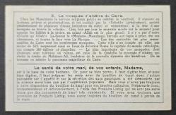1900'lü Yılların Ortaları Mısır 'da Kahire Kalesi 'nde muhammed ali paşa Camii (Alabaster Cami) Görselli Liebig Bulyon Kartı (Ticari Koleksiyon Kartı)