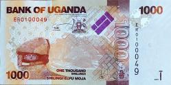 UGANDA 1000 Şilin, 2021 ÇİL