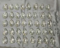 18367-1940 LI YILLAR ŞEFFAF KRİSTAL PİRAMİT AVİZE TAŞI **YÜKSEKLİK 5,2 CM ENİ 3,3 CM **ADET FİYATIDIR**