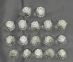 18368-LAZER KESİM ŞEFFAF KRİSTAL TOPTAŞ ÇAPI 30 MM**ADET FİYATI**